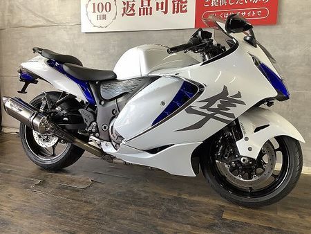 スズキ HAYABUSA ハヤブサ ヨシムラ製マフラー ハリケーン製ハンドルアップスペーサー フェンダーレスカスタム 2