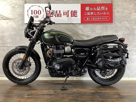 トライアンフ SCRAMBLER ストリートスクランブラー スクリーン USB サドルバック付き 4