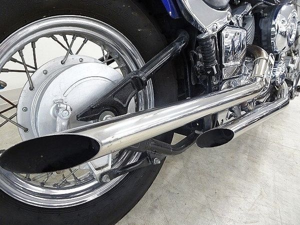 ヤマハ ドラッグスター400 Drag Star 400 エイプハンドル スラッシュカットマフラー!! 7