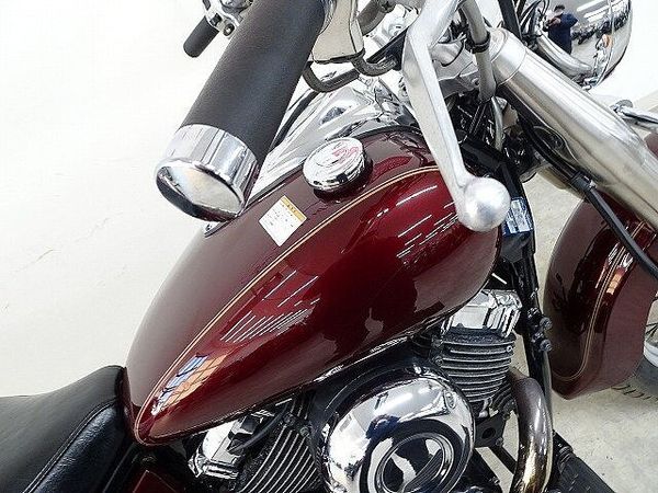 ヤマハ ドラッグスター400 Drag Star Classic 400 2IN1マフラー 純正セキュリティ 8