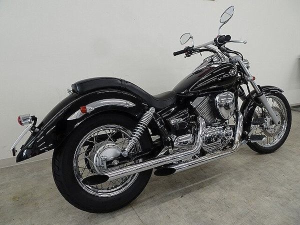 ヤマハ ドラッグスター 250 Drag Star 250 2001年モデル スラッシュカットマフラー 6