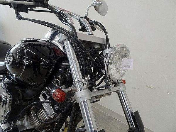ヤマハ ドラッグスター 250 Drag Star 250 2001年モデル スラッシュカットマフラー 9