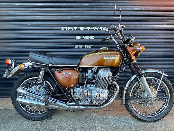 ホンダ CB750フォア(CB750K) ☆珍しい国内物オリジナルブラウンK1・CB系の泣き所センタースタンドマウント修正済み☆ 1