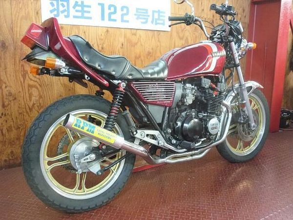 ヤマハ XJ400 ☆XJ400D☆ワインレッド☆RPMマフラー☆大川タックロールシート 3