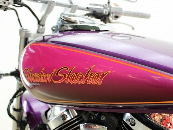ホンダ シャドウスラッシャー400 このファンシーカラーが良いね!状態きれいです。価格改定!タイヤ前後新品交換付! 6