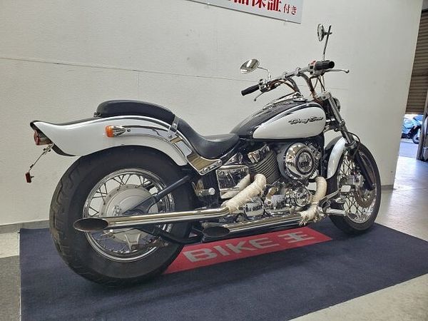 ヤマハ ドラッグスター400 ドラッグスター400 2006年モデル ハンドルカスタム スラッシュカットマフラー装備【マ 3