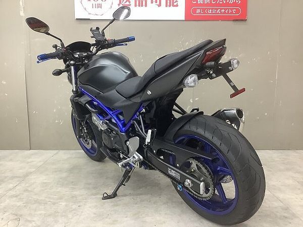 スズキ SV650 SV650 2021年モデルグリップ、レバー等カスタム前後ミツバ製ドラレコ装備 4