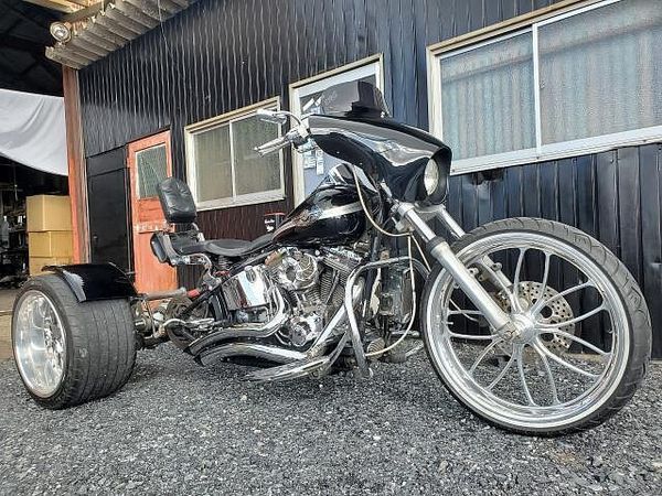 トライク トライク(1001cc〜) ハーレーダビッドソン サクマエンジニアリング製 FXSTトライク カスタム多数!すぐ乗れます! 2