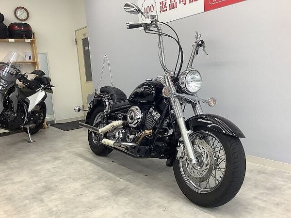 ヤマハ ドラッグスター400 Drag Star Classic 400 エイプハンガー コブラシート デグナーサイドバ 3