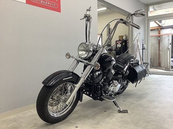 ヤマハ ドラッグスター400 Drag Star Classic 400 エイプハンガー コブラシート デグナーサイドバ 4