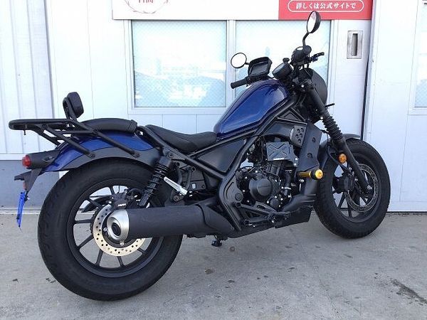 ホンダ レブル 250 レブル250【マル得】グリップヒーター・ウィンカー・キャリア・バックサポート・エンジンスラ 6