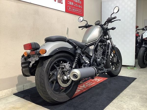 ホンダ レブル 250 REBEL 250 サイドバック 2017Nモデル インジェクション マットシルバー 4