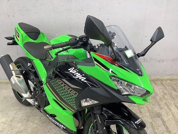 カワサキ ニンジャ 400 NINJA400 ABS カスタムグリップ&バーエンド! アクセサリーバー! ゴールドチェ 10