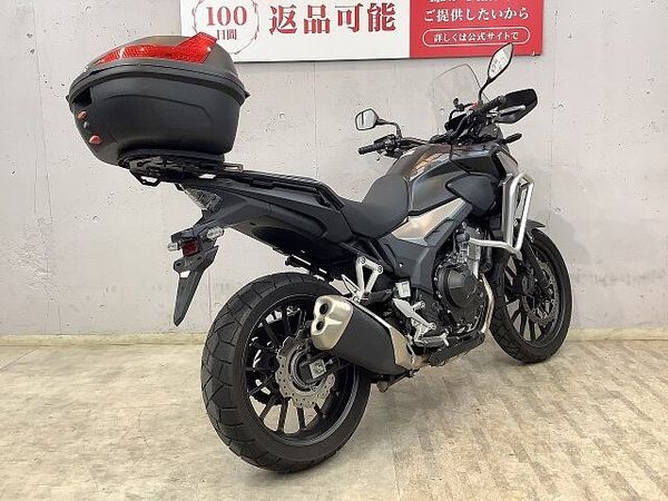 ホンダ 400X 400X 純正オプションフロントサイドパイプ! GIVI製リアボックス! ナックルバイザー 4