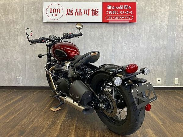 トライアンフ BONNEVILLE BOBBER BLACK ボンネビルボバー ☆エンジンガード付き☆ 8