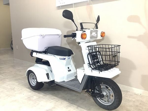 ホンダ ジャイロX GYRO X 2011年モデル/大型リアボックス装備/フロントバスケット/純正スペアキーあ 4