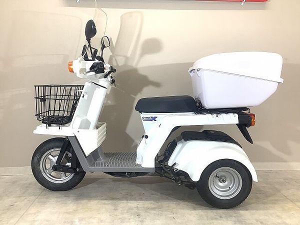 ホンダ ジャイロX GYRO X 2011年モデル/大型リアボックス装備/フロントバスケット/純正スペアキーあ 6
