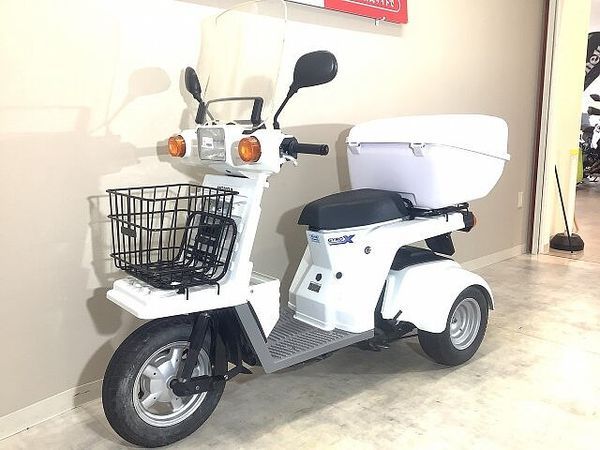 ホンダ ジャイロX GYRO X 2011年モデル/大型リアボックス装備/フロントバスケット/純正スペアキーあ 7