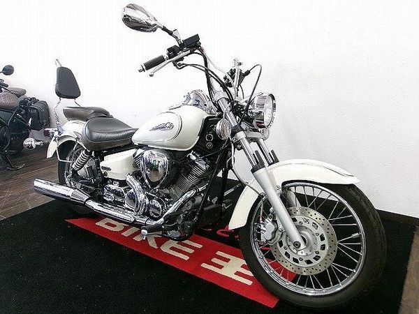 ヤマハ ドラッグスター 250 ドラッグスター250 DAYTONA製2in1マフラー/2008年モデル/アップハンドル 4