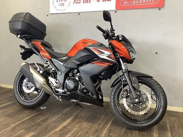 カワサキ Z250 Z250 2014年モデル ドラレコ付き5インチスマートモニター GIVI製Rボックス装備 4