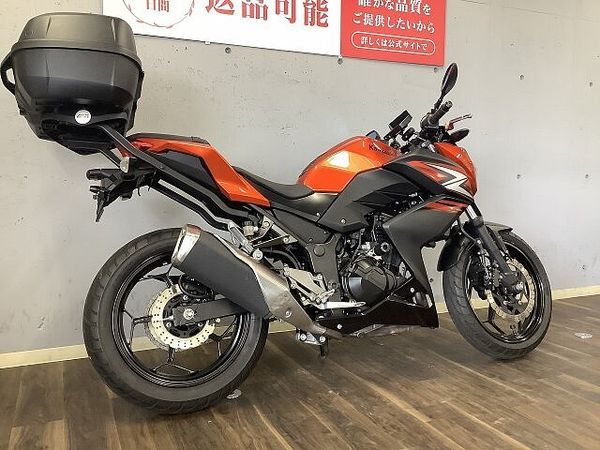 カワサキ Z250 Z250 2014年モデル ドラレコ付き5インチスマートモニター GIVI製Rボックス装備 7