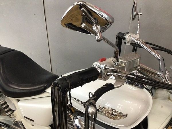 ホンダ マグナ(Vツインマグナ) V-TWIN MAGNA フリンジグリップ キャブ車 スクリーン バックレスト 10
