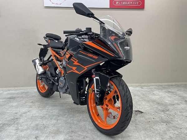 KTM RC125 RC125 2022年モデル ミツバ製前後カメラ付きドラレコ装備 2