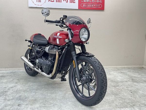 トライアンフ STREET TWIN ストリートツイン 純正オプションVANCE管 ナイトロン製リアショック ビキニカウル LE 2