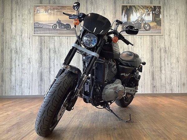 ハーレーダビッドソン XR1200 Sportster XR1200 オイルクーラー・カーボン製メータ―バイザー!! 6