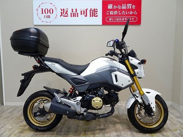 ホンダ グロム GROM 2018年モデル/GIVIボックス/ナポレオンミラー/バーエンド 3