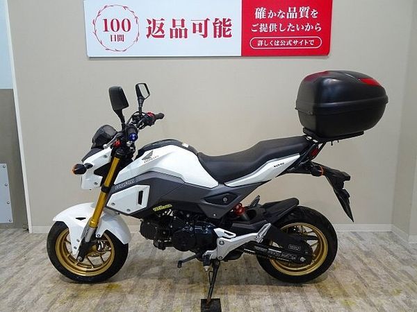 ホンダ グロム GROM 2018年モデル/GIVIボックス/ナポレオンミラー/バーエンド 6