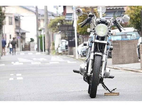 スズキ GS400E レストア済のGS400入庫致しました!マッドスターのセブンスターキャストにAGサイクロン! 5