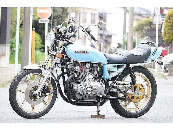 スズキ GS400E レストア済のGS400入庫致しました!マッドスターのセブンスターキャストにAGサイクロン! 7