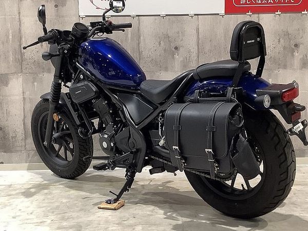 ホンダ レブル 250 レブル250 2021年モデル バックレスト スリムUSB ロックブロス製サイドバック サ 8