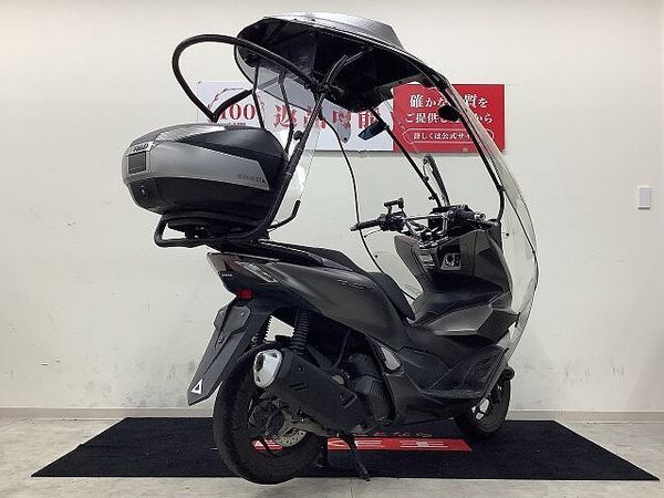 ホンダ PCX125 PCX ルーフシールド・リアボックス・PIAA製フォグランプ・センターブレース装備車両!! 3