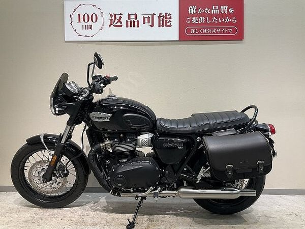 トライアンフ BONNEVILLE T100 ボンネビルT100◆2022年モデル◆トライアンフ純正リアバッグ◆ショートバイザー!! 6