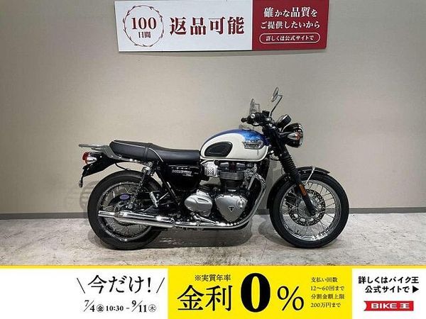 トライアンフ BONNEVILLE T100 ボンネビルT100◆2017年モデル◆リアキャリア◆エンジンガード!! 1