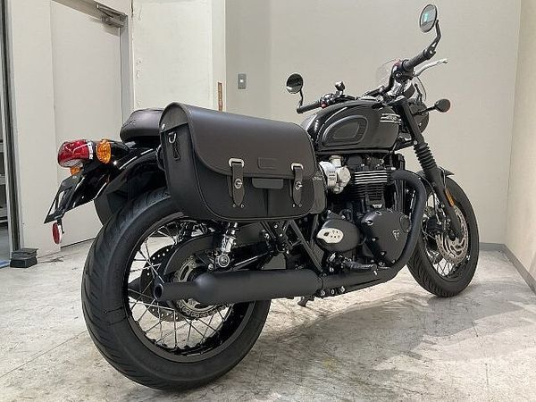 トライアンフ BONNEVILLE T120 ボンネビルT120◆ブラックエディション◆2024年モデル◆純正バーエンドミラー◆純正サイ 7