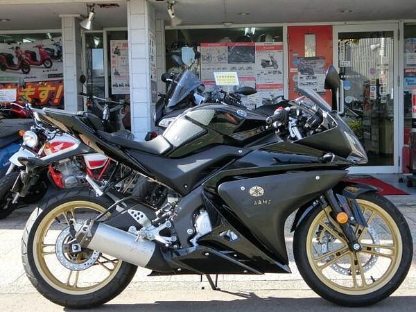 ヤマハ YZF-R125 フランスYAMAHA製 最新FI仕様の水冷単気筒エンジン!!便利なヘルメットホルダー付きです★ 2