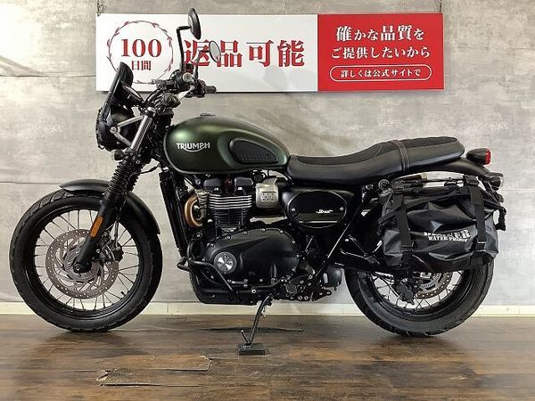トライアンフ SCRAMBLER ストリートスクランブラー スクリーン USB サドルバック付き 4